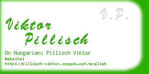viktor pillisch business card